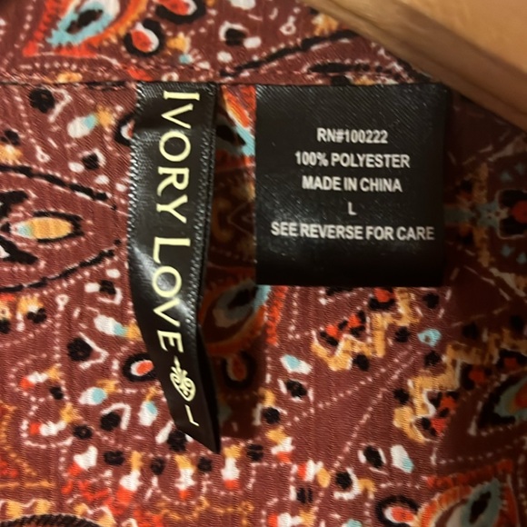 Ivory Love western dress Size L - Picture 3 of 3